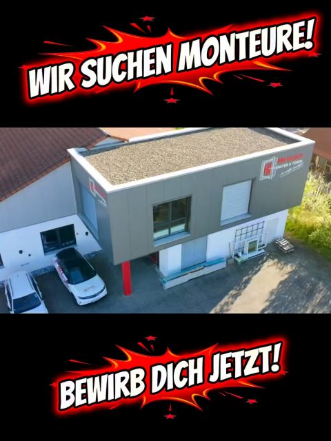 🔴 MONTEURE GESUCHT! 🔴

Du suchst einen neuen Job im Handwerk und möchtest Teil eines starken Teams werden?

Dann komm zu Metzger Fenster & Türen!

✅ Faire und pünktliche Bezahlung
✅ Moderner Fuhrpark & hochwertiges Werkzeug
✅ Abwechslungsreiche Projekte in der Region
✅ Familiäres Team

📞 06293 454
📱 +49 151 28777521
📧 info@metzger-fensterbau.de
🌐 www.metzger-fensterbau.de

👉 Jetzt anrufen, WhatsApp schreiben oder direkt bewerben!

#MonteurGesucht #Fensterbau #HandwerkJobs #MetzgerFensterTüren #TeamMetzger