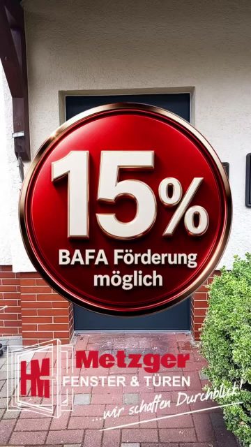 🚪✨ Haustürtausch mit Rundum-Sorglos-Service! ✨🚪

Ihre alte Haustür soll raus und eine moderne, sichere und energieeffiziente Tür rein? Kein Problem – wir übernehmen alles für Sie! 💪

✅ Fachgerechter Ausbau der alten Haustür
✅ Lieferung und Montage der neuen Haustür
✅ Saubere Ausführung durch unser erfahrenes Team
✅ Unterstützung bei der BAFA-Förderung

💰 Aktuell können Sie sich bis zu 15 % BAFA-Förderung für den Austausch Ihrer Haustür sichern. Das Beste daran: Wir übernehmen die komplette Abwicklung der Förderung für Sie!

📞 Jetzt unverbindlich beraten lassen:
Metzger Fenster & Türen
📍 Kochgrabenring 2, 74850 Schefflenz
☎️ 06293 454
📱 +49 151 28777521

#Haustür #Haustürtausch #BAFAFörderung #MetzgerFensterUndTüren #Energieeffizienz